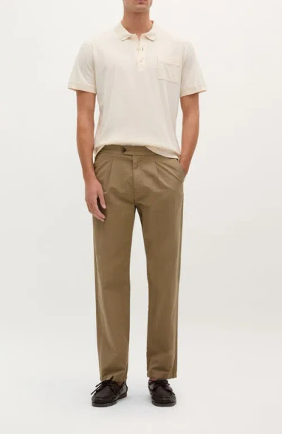 Scalpers Icon Rustic Polo In Neutral