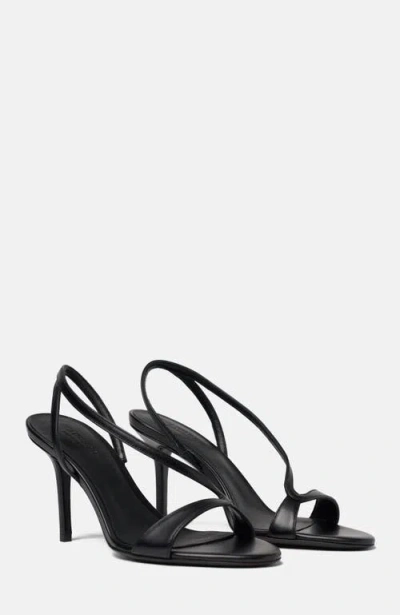 Scarosso Paula Strappy Heeled Sandals In Black