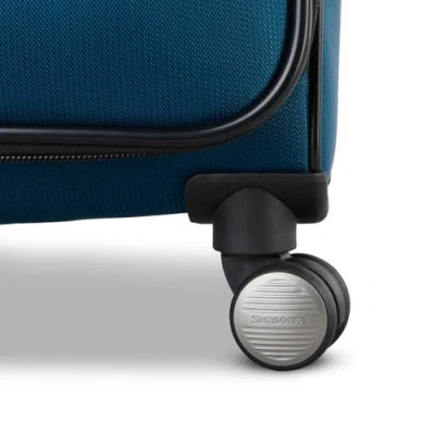 Samsonite Ascella 4 Softside Expandable 25" Checked Spinner In Blue