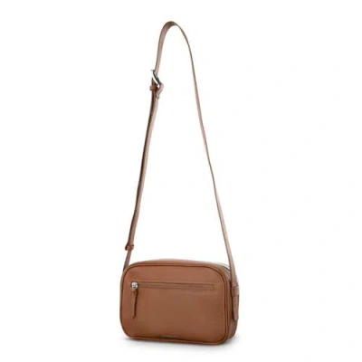 Samsonite Mobile Solution 2 Leather Crossbody Bag In Brown