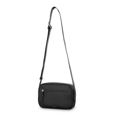 Samsonite Mobile Solution 2 Leather Crossbody Bag In Black