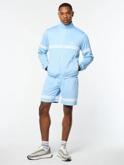 Sergio Tacchini Arturo Mesh Track Jacket In Blue