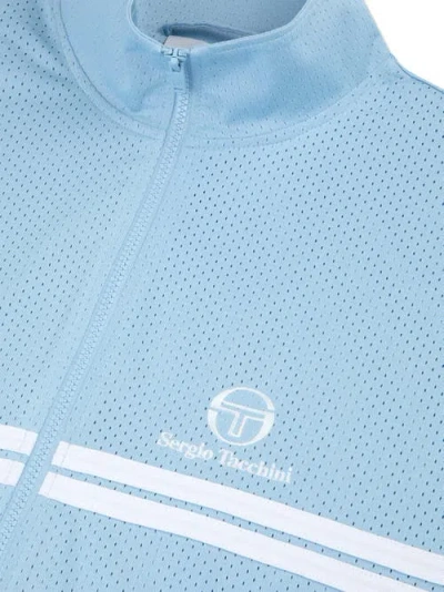 Sergio Tacchini Arturo Mesh Track Jacket In Blue