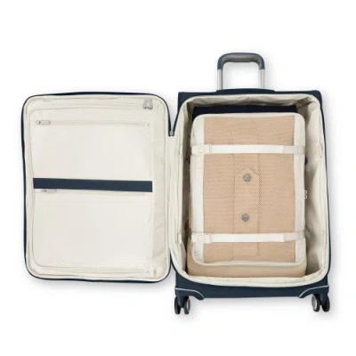 Samsonite Silhouette 18 Softside Expandable 25" Checked Spinner In Blue