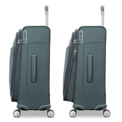 Samsonite Silhouette 18 Softside Large Spinner Suitcase In Blue