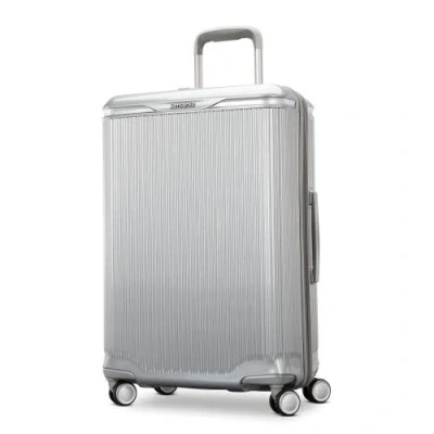 Samsonite Silhouette 18 Hardside Medium Spinner Suitcase In Silver