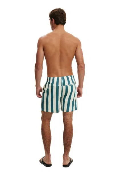 Cotton On Stretch Swim Short In Blue