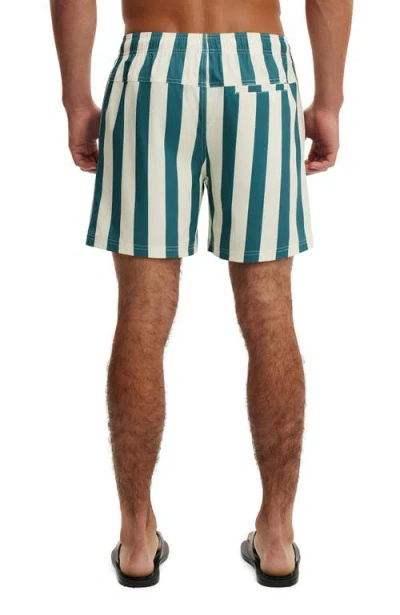 Cotton On Stretch Swim Short In Blue