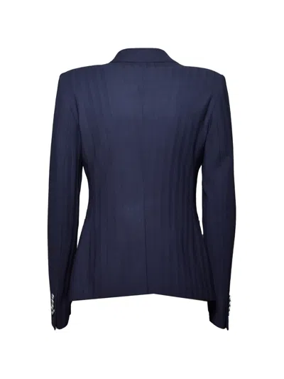 Tagliatore Double-breasted Blazer In Blue