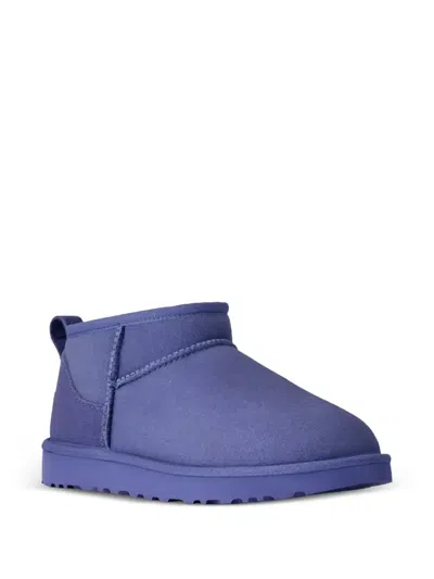 Ugg Classic Ultra Mini Pull-tab Boots In Purple