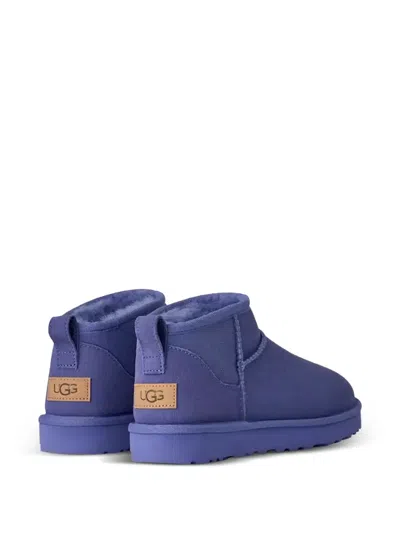 Ugg Classic Ultra Mini Pull-tab Boots In Purple