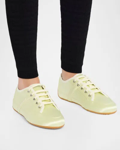 Givenchy Slim Satin Low-top Sneakers In Multi