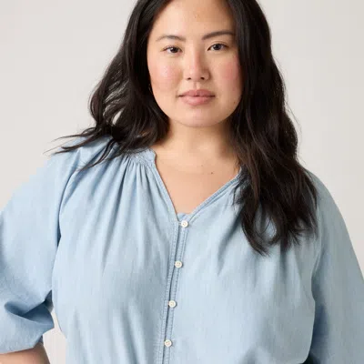 Levi's Phoebe Blouse (plus Size) In Blue
