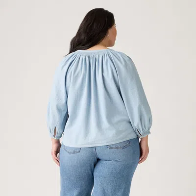 Levi's Phoebe Blouse (plus Size) In Blue