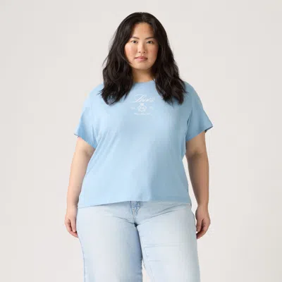 Levi's Perfect Logo T-shirt (plus Size) In Blue