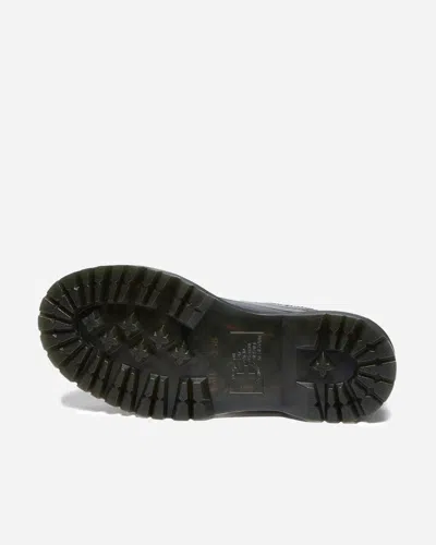 Dr. Martens Rejena Mj Analine Croc Emboss Woman Loafers Black Size 7 Leather