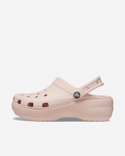 Crocs Classic Platform Clog | White | Size: In Gray