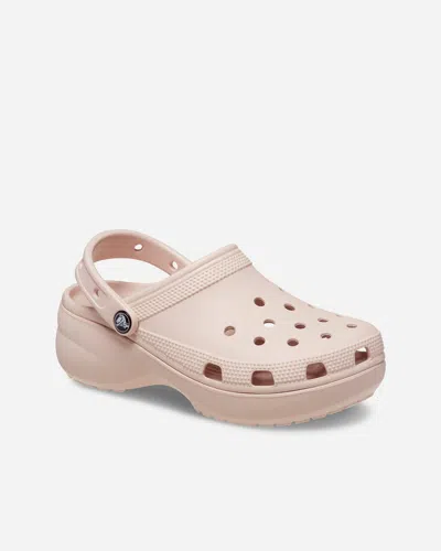 Crocs Classic Platform Clog | White | Size: In Gray