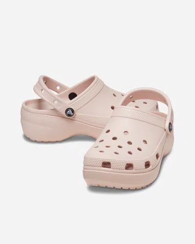 Crocs Classic Platform Clog | White | Size: In Gray