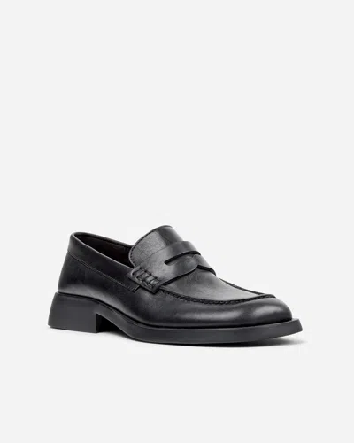 Camper Donna Leather Loafers In Black