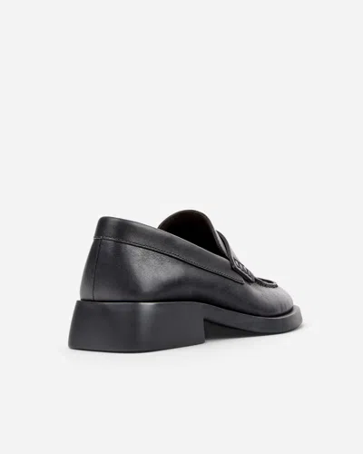 Camper Donna Leather Loafers In Black