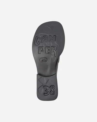 Camper Donna Leather Loafers In Black