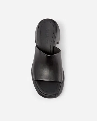 Camper Thelma Platform Slide Sandal In Black