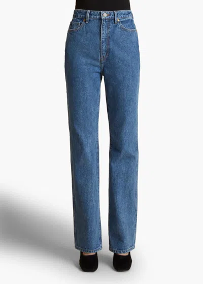 Khaite Danielle Stretch Jean In Blue