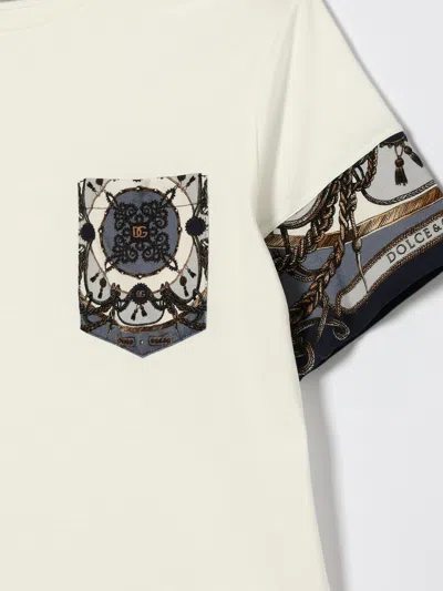 Dolce & Gabbana T-shirt Kids Color White In White