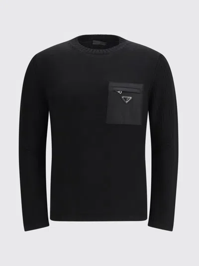 Prada Sweater Men In Black
