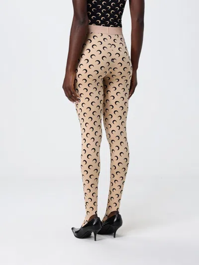 Marine Serre Recycled Moon Jersey Stirrup Leggings In Neutral