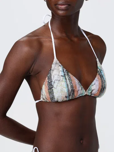 Missoni Zigzag Pattern Sequins-detail Bikini Set In Multi