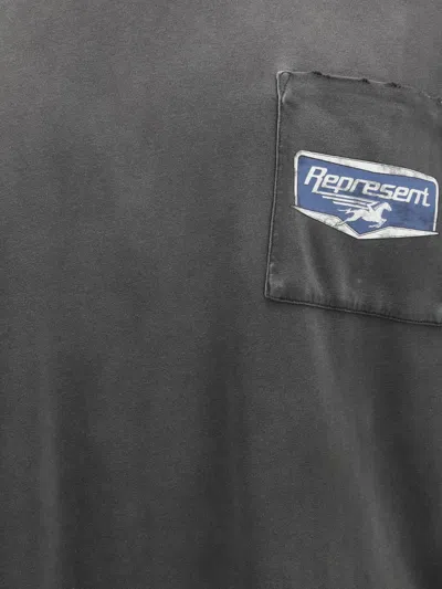 Represent T-shirt Men  In Gray