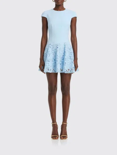 Self-portrait Womens Self Portrait Cap-sleeve Crepe And Lace Mini Dress In Multi