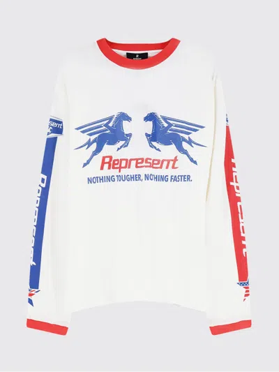 Represent T-shirt Men  In White