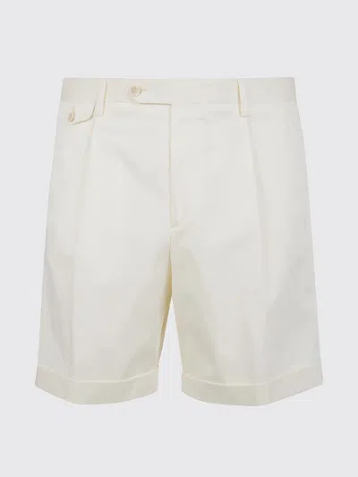 Lardini Button Flap-pocket Shorts In White