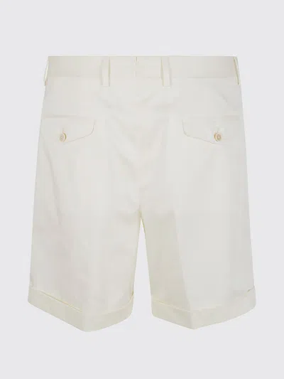 Lardini Button Flap-pocket Shorts In White