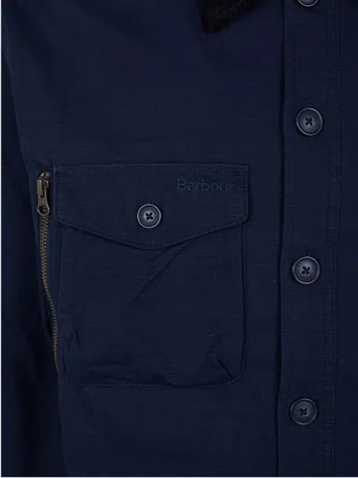 Barbour Endurance Ripstop Overshirt In Blue