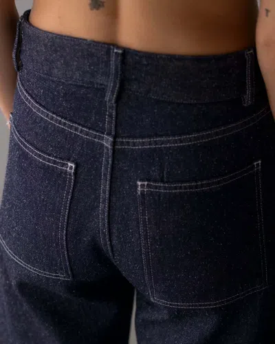 Baserange Belt Loop Jeans In Blue