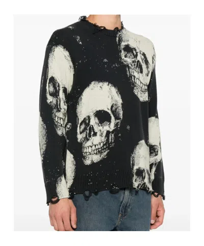 R13 Long-sleeved Pullover In Blue