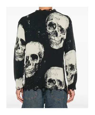 R13 Long-sleeved Pullover In Blue