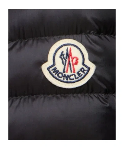 Moncler Raie Short  Down Jacket In Black