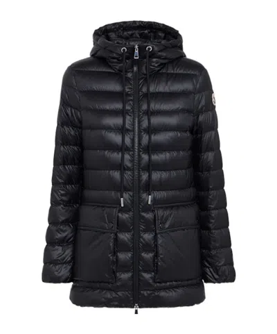 Moncler Down Hooded Jasmin Puffer Jacket In Blue