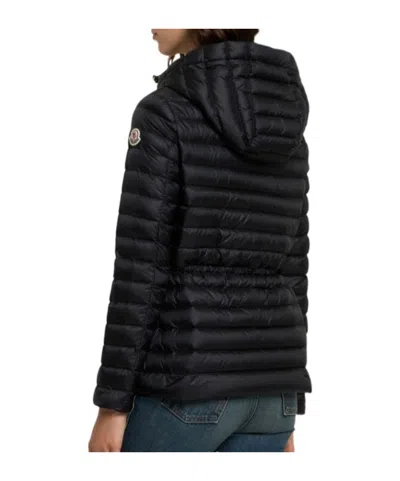 Moncler Raie Short  Down Jacket In Black