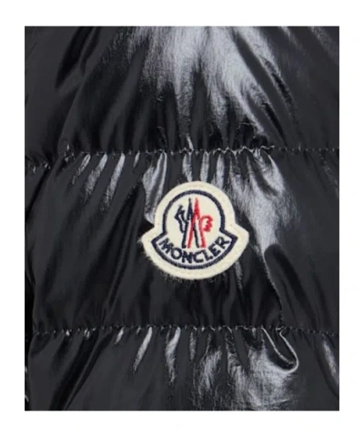 Moncler Down Hooded Jasmin Puffer Jacket In Blue
