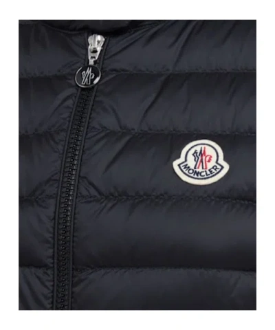 Moncler Nylon Down Vest In Black