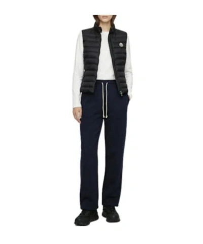 Moncler Nylon Down Vest In Black