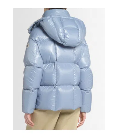 Moncler Down Jacket In Brown