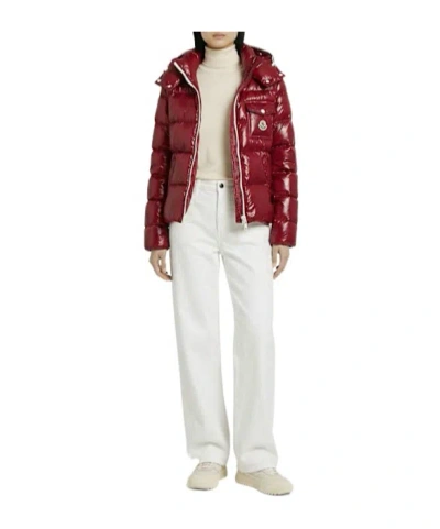 Moncler Andro Down Puffer Jacket In Red