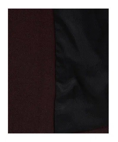 Chloé Wool Crepe Blazer In Brown